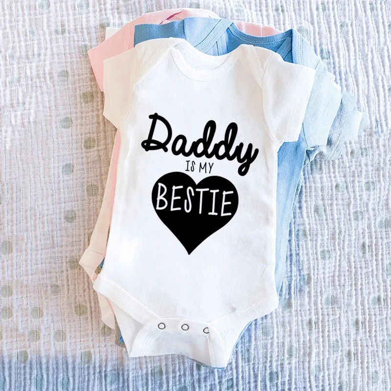 Daddy Is My Bestie Cute Baby B - Baby Clothing Online ulasan dan harga