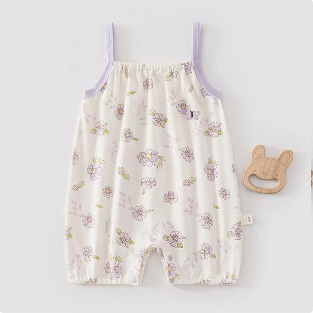 Baby Girl Romper Sleeveless Fl - Baby Clothing Online ulasan dan harga
