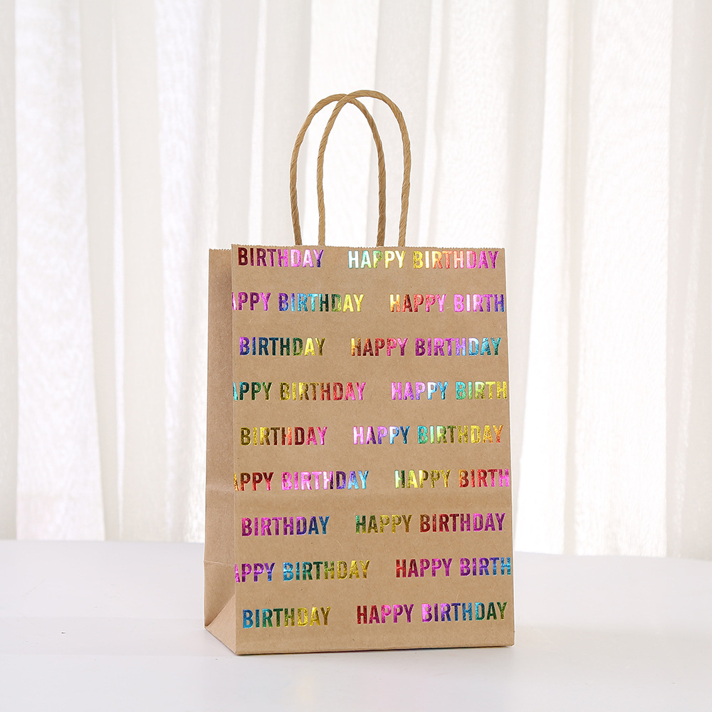 30pcs Stripe Kraft Paper Gift  - Baby Zebra Clothing ulasan dan harga