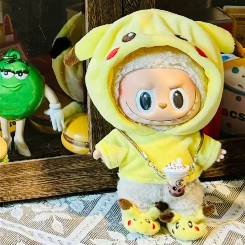 15 17cm For Labubu Doll Cartoo - Baby Clothing ulasan dan harga