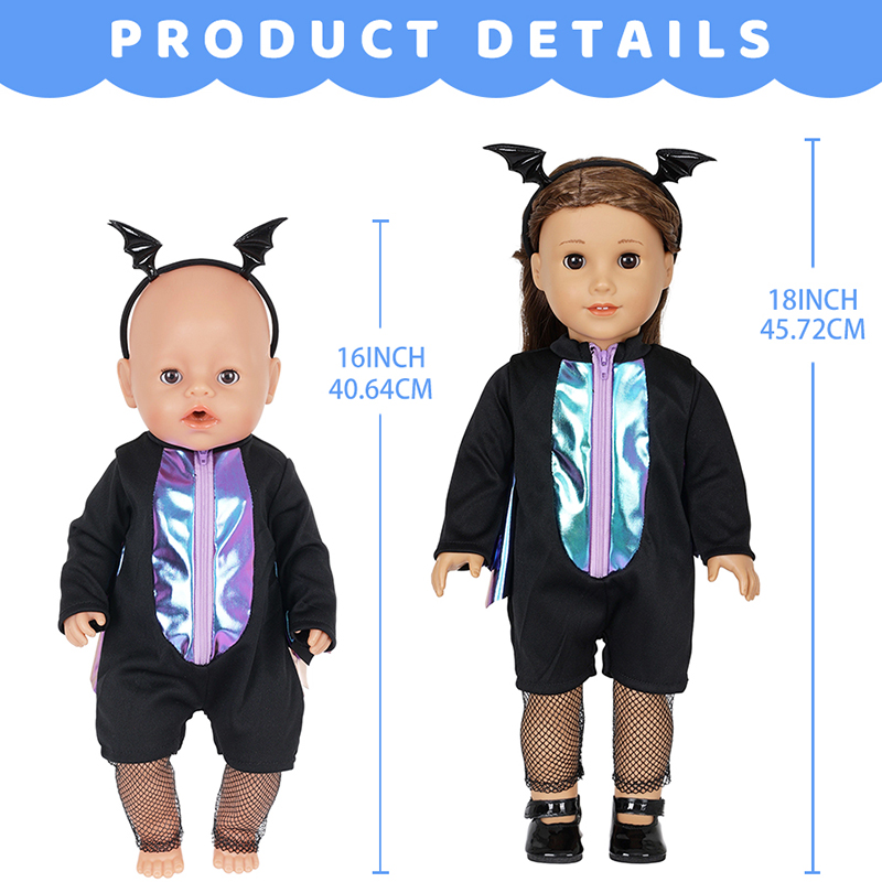 Doll Clothes Set for 16-18inch - Baby Clothing ulasan dan harga