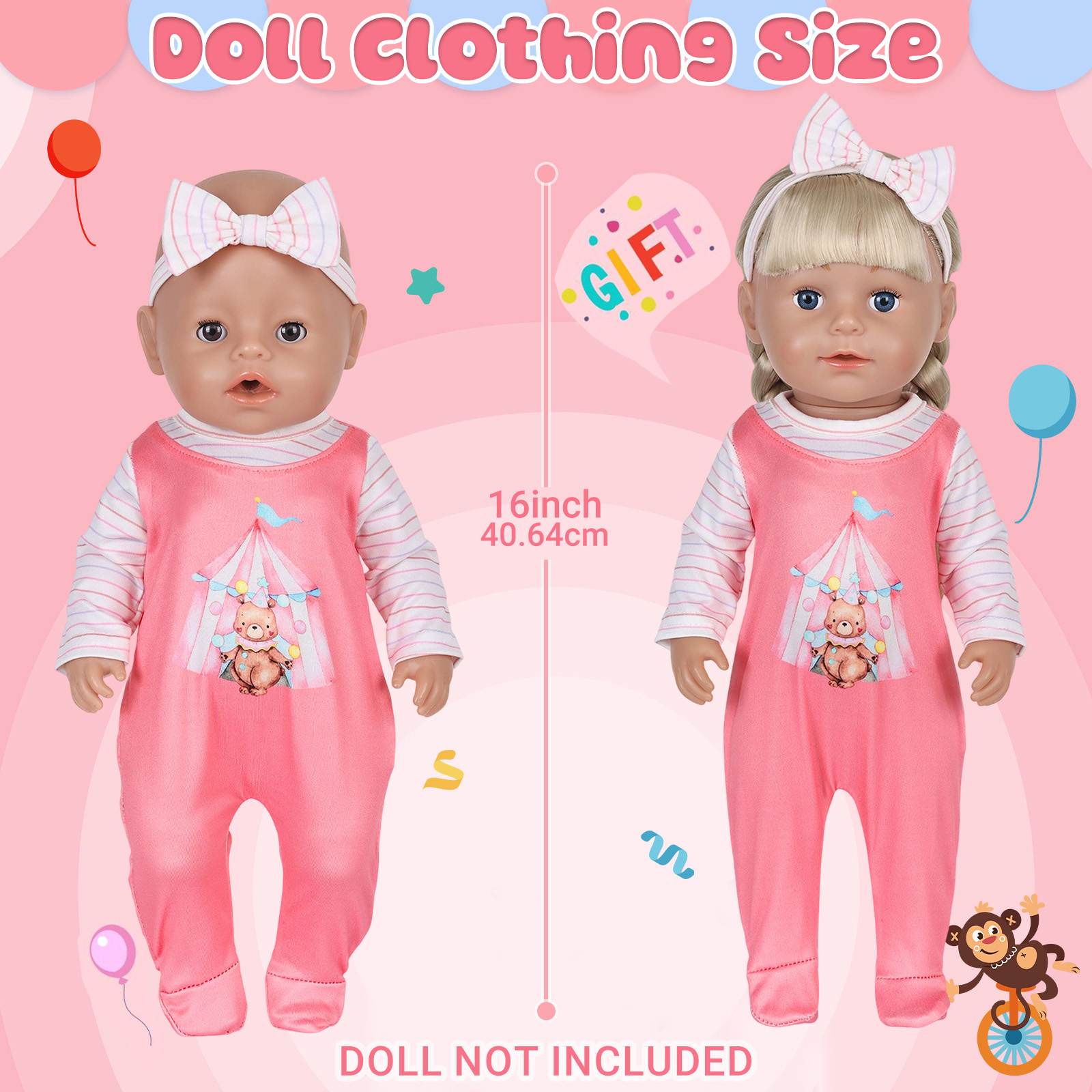 Doll Clothes for 16-18inch 40- - Baby Clothing ulasan dan harga