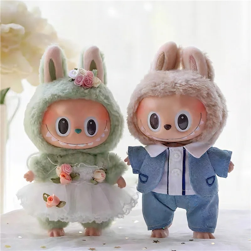 15 17cm For Labubu Doll Weddin - Baby Clothing ulasan dan harga