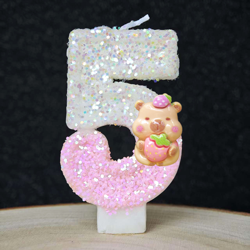 New Capybara Candles Cake Deco - Baby Zebra Clothing ulasan dan harga