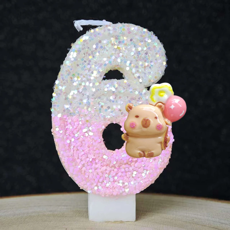 New Capybara Candles Cake Deco - Baby Zebra Clothing ulasan dan harga