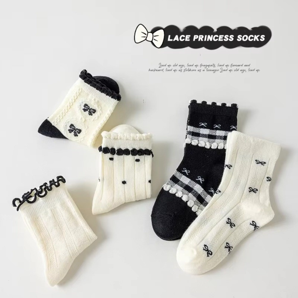 5Pairs 5 Pairs Set Cotton Crew - Toddler Sock Set ulasan dan harga
