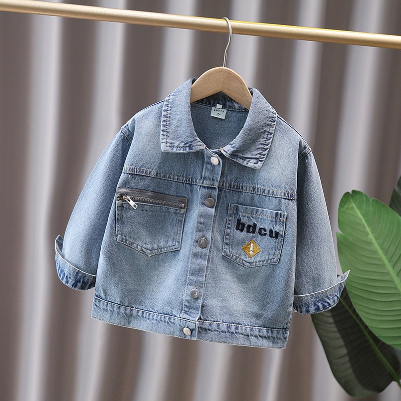 Cute Style Baby Child Denim Ja - Baby Clothing ulasan dan harga