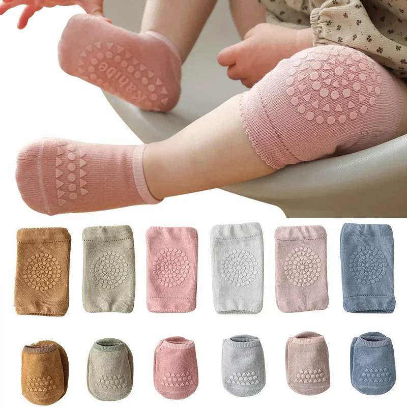 1 Set Baby Socks & Kneepads Se - Toddler Sock Set ulasan dan harga
