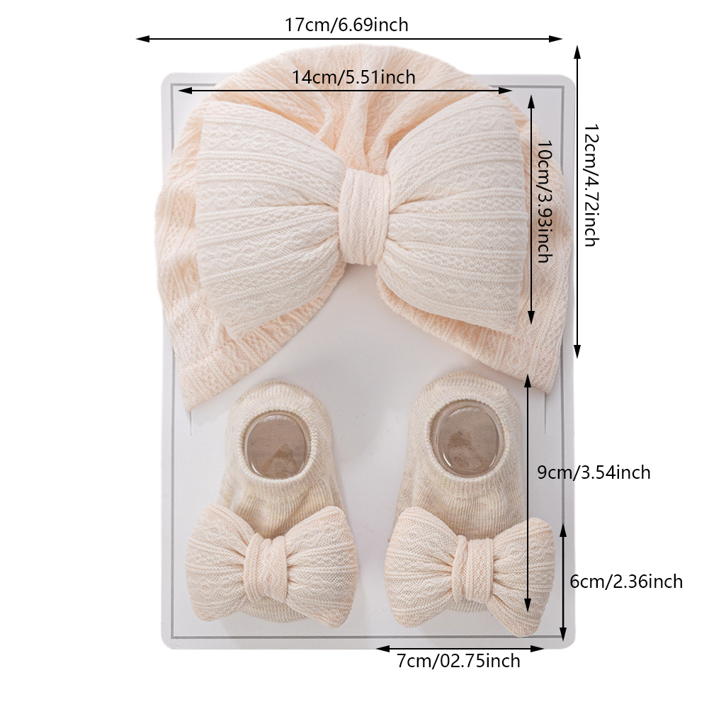 3Pcs/Set Baby Hats Socks Set B - Toddler Sock Set ulasan dan harga