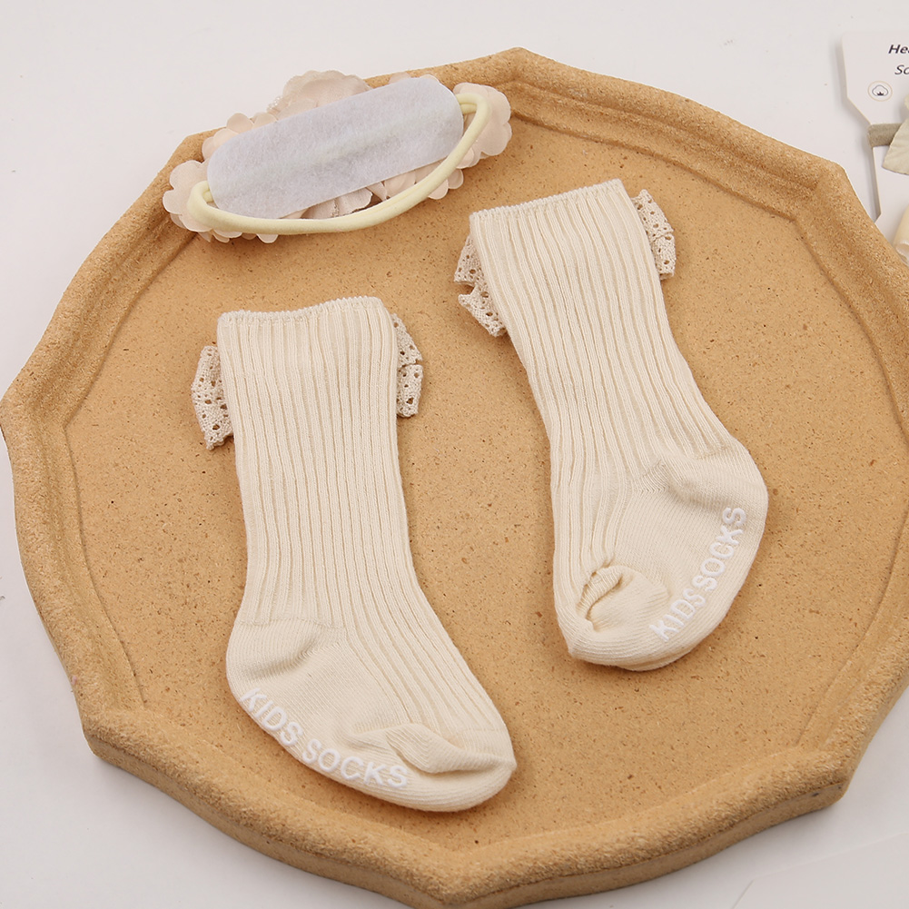 3Pcs/Set Ins Cream Latte Flowe - Toddler Sock Set ulasan dan harga