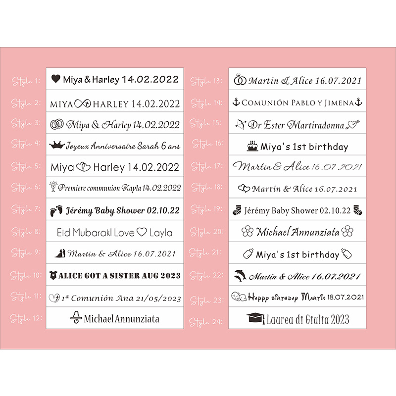 100pcs Personalized Colored Wo - Baby Zebra Clothing ulasan dan harga