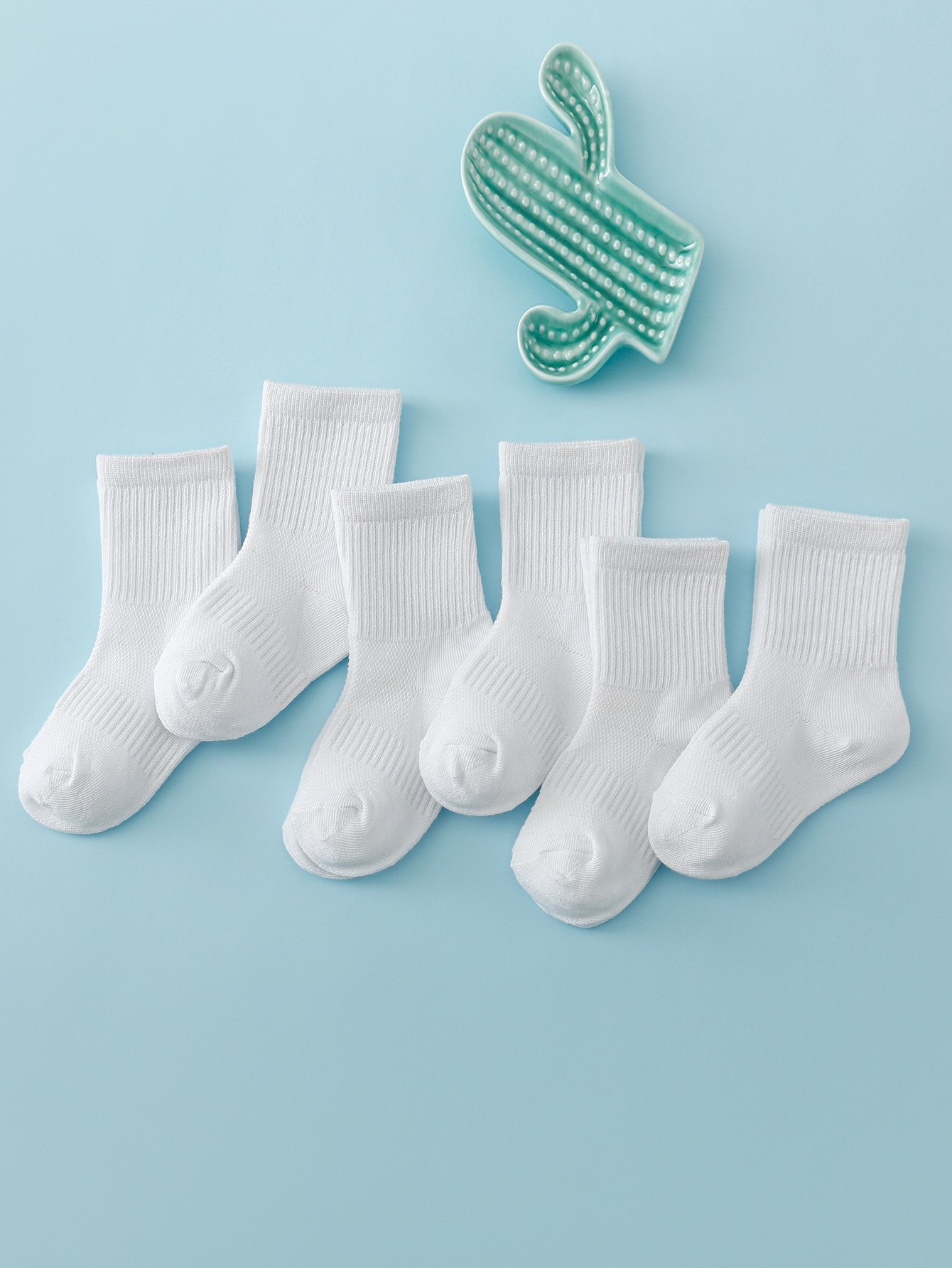 6pairs Toddler Kids Solid Crew - Toddler Sock Set ulasan dan harga