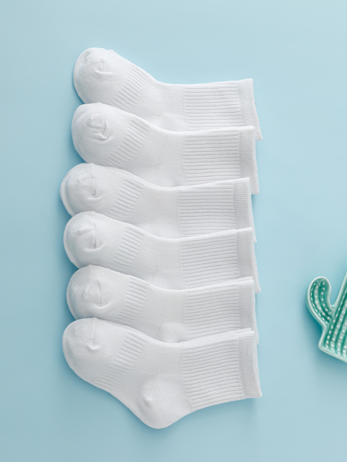6pairs Toddler Kids Solid Crew - Toddler Sock Set ulasan dan harga