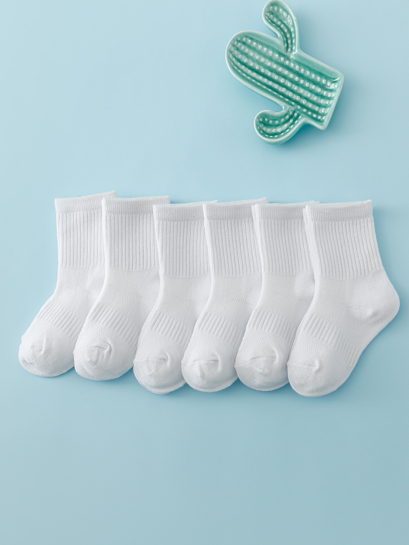6pairs Toddler Kids Solid Crew - Toddler Sock Set ulasan dan harga
